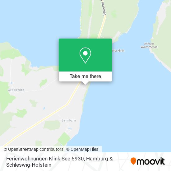Ferienwohnungen Klink See 5930 map
