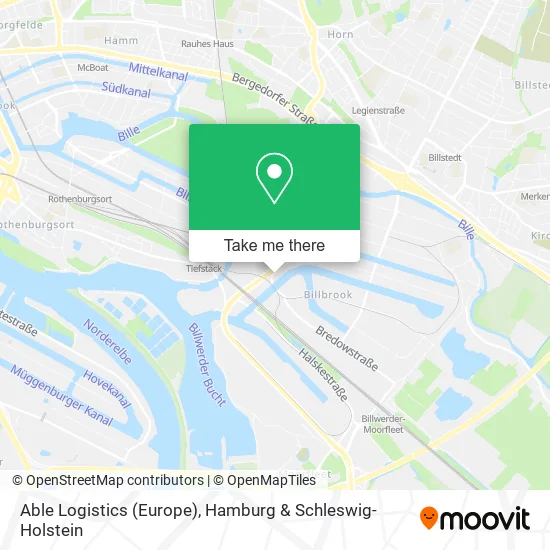 Карта Able Logistics (Europe)