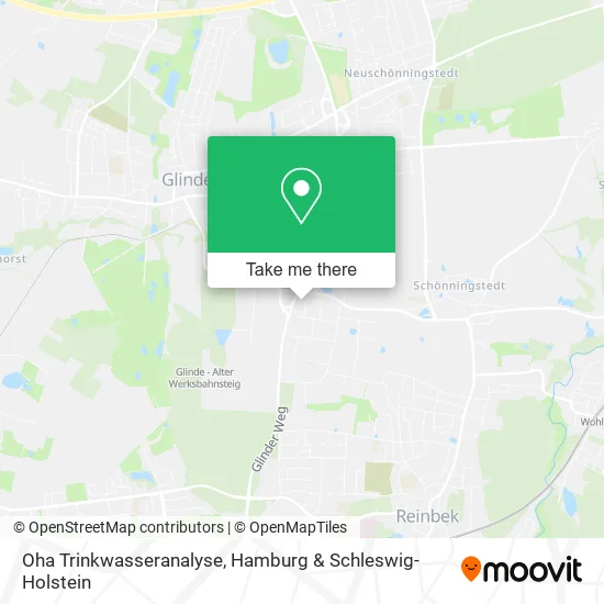 Карта Oha Trinkwasseranalyse