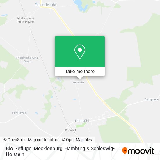 Bio Geflügel Mecklenburg map