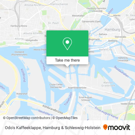 Карта Odo's Kaffeeklappe