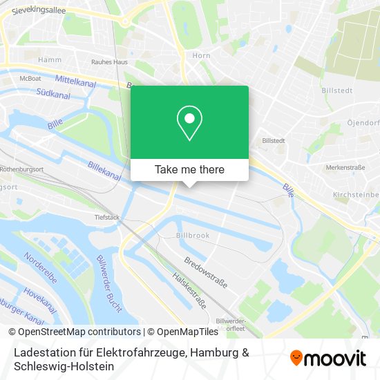Ladestation für Elektrofahrzeuge map
