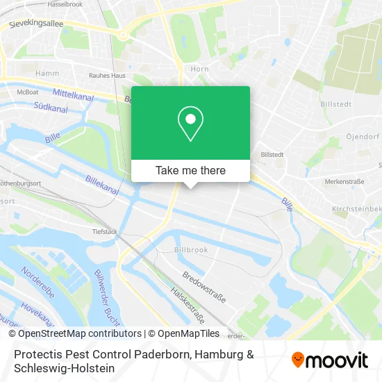 Карта Protectis Pest Control Paderborn