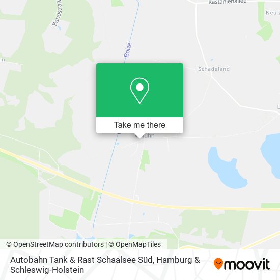 Autobahn Tank & Rast Schaalsee Süd map
