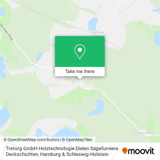 Tretorg GmbH Holztechnologie Dielen Sägefurniere Deckschichten map