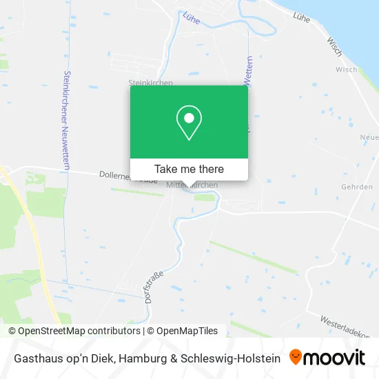 Карта Gasthaus op'n Diek