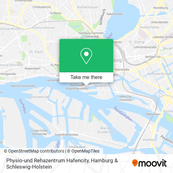 Physio-und Rehazentrum Hafencity map