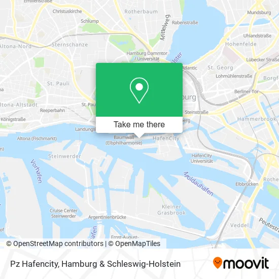 Карта Pz Hafencity