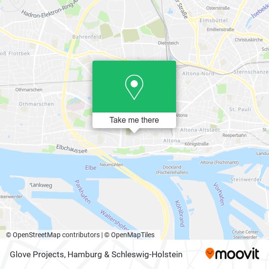 Glove Projects map