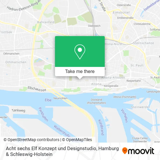 Карта Acht sechs Elf Konzept und Designstudio