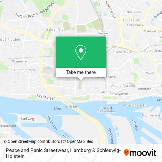 Peace and Panic Streetwear map