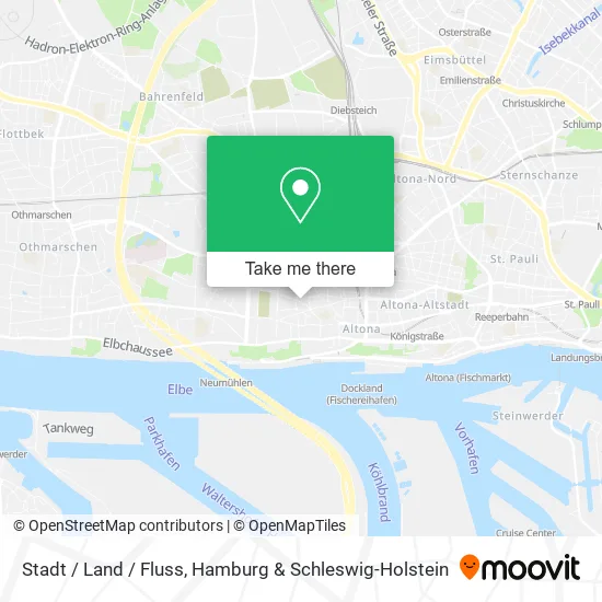 Карта Stadt / Land / Fluss