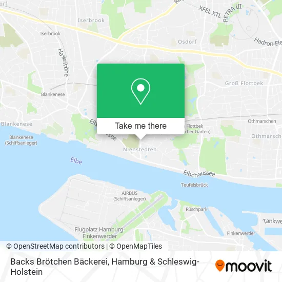 Карта Backs Brötchen Bäckerei