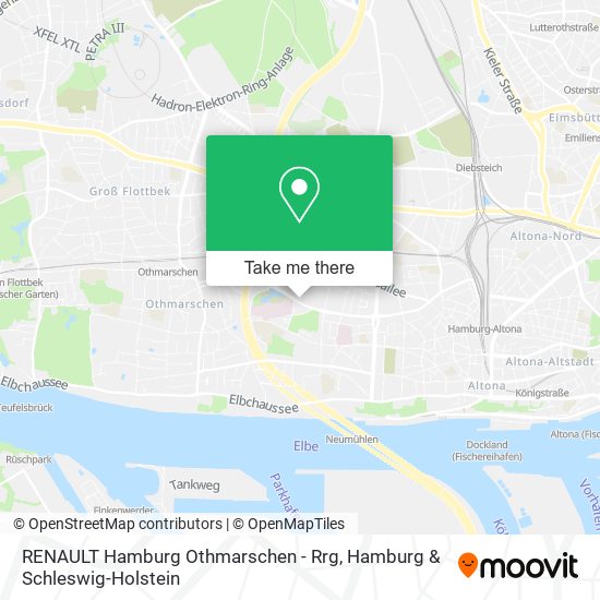 RENAULT Hamburg Othmarschen - Rrg map