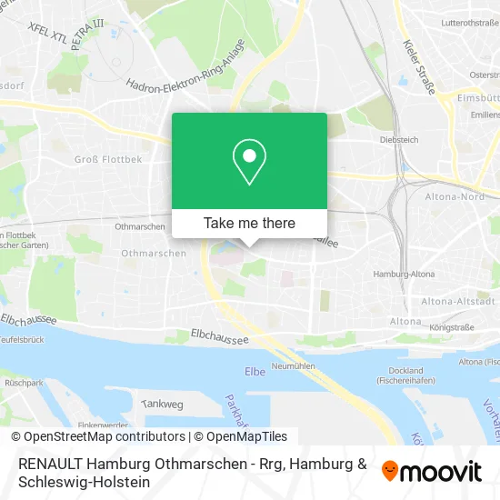 Карта RENAULT Hamburg Othmarschen - Rrg