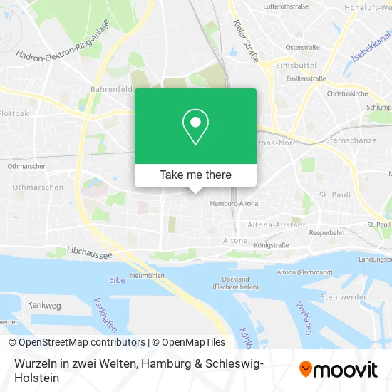 Карта Wurzeln in zwei Welten