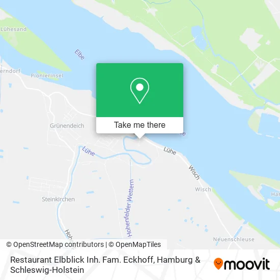 Карта Restaurant Elbblick Inh. Fam. Eckhoff