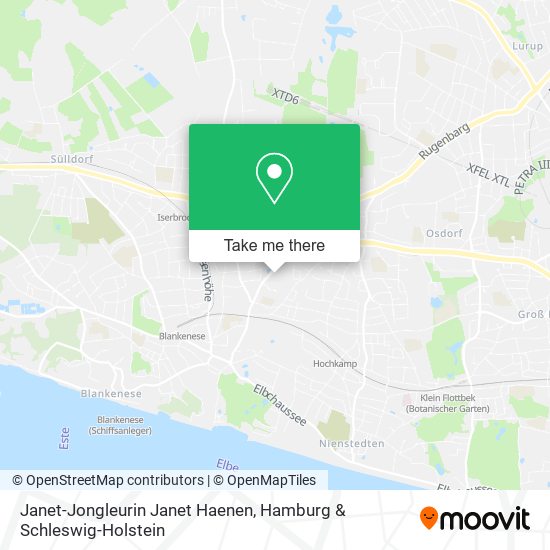 Janet-Jongleurin Janet Haenen map