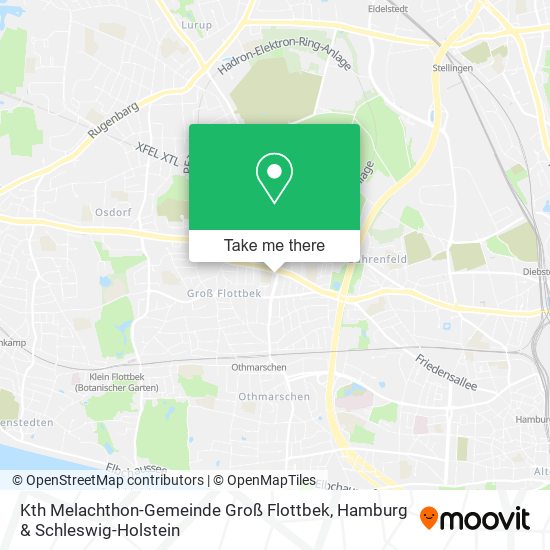Kth Melachthon-Gemeinde Groß Flottbek map