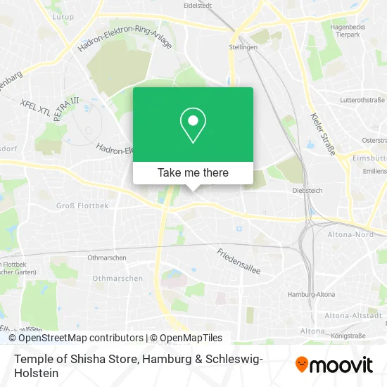Карта Temple of Shisha Store