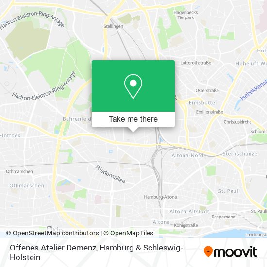 Offenes Atelier Demenz map