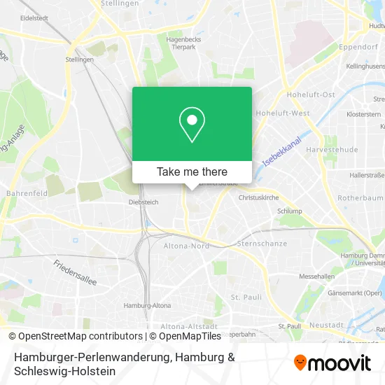 Карта Hamburger-Perlenwanderung