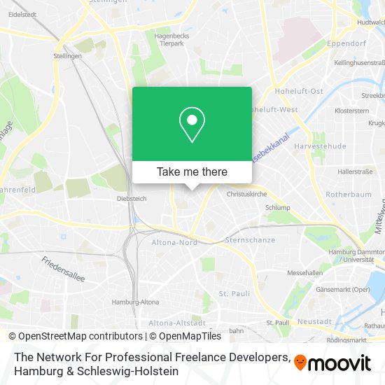 The Network For Professional Freelance Developers map