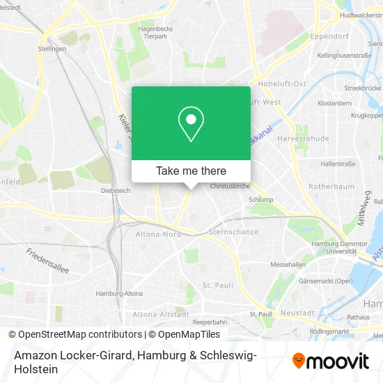 Карта Amazon Locker-Girard