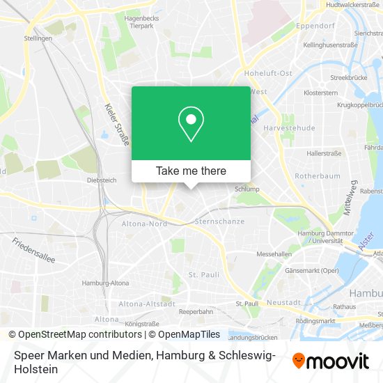 Speer Marken und Medien map