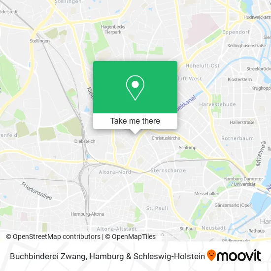 Карта Buchbinderei Zwang