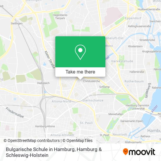 Bulgarische Schule in Hamburg map