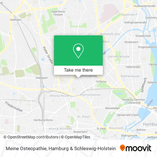 Карта Meine Osteopathie