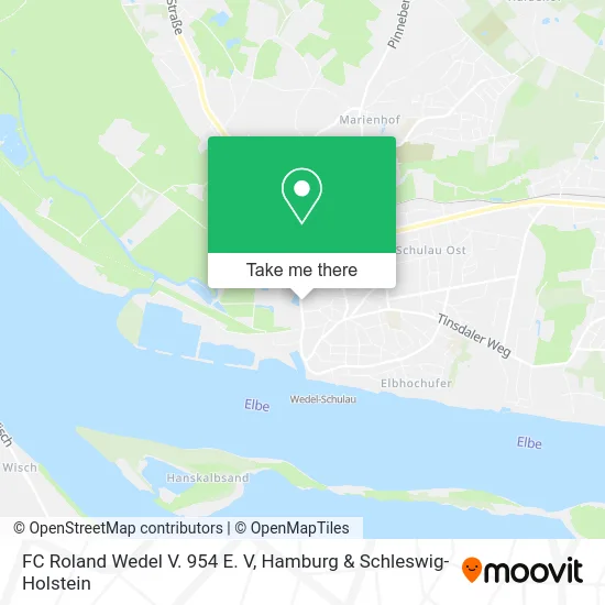 Карта FC Roland Wedel V. 954 E. V