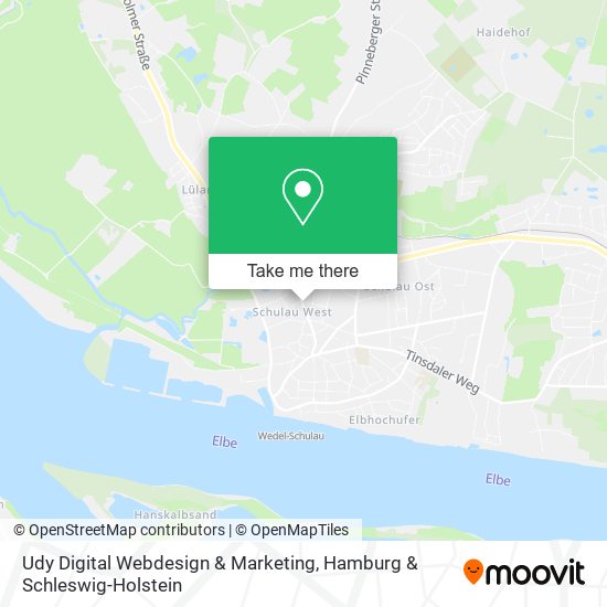 Udy Digital Webdesign & Marketing map