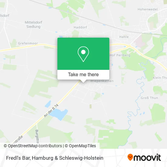 Карта Fredl's Bar