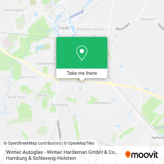 Wintec Autoglas - Wintec Hardeman GmbH & Co. map
