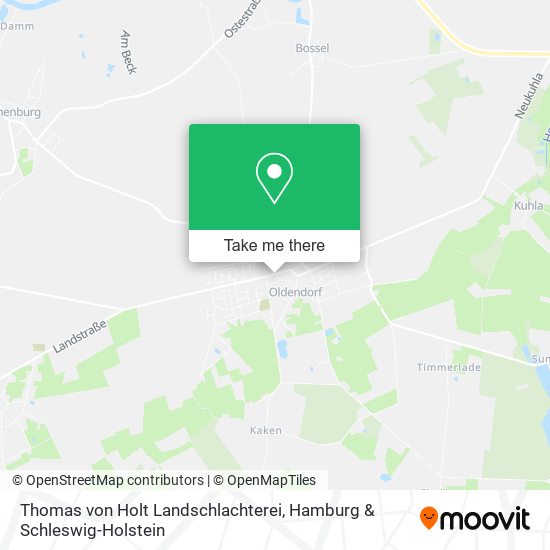 Thomas von Holt Landschlachterei map