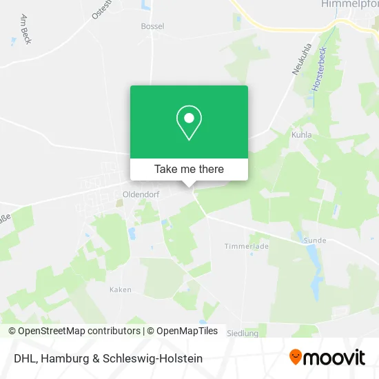 Карта DHL