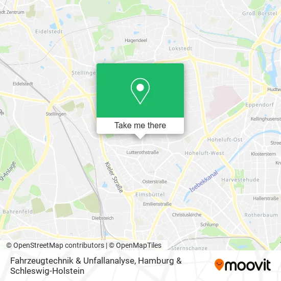 Карта Fahrzeugtechnik & Unfallanalyse
