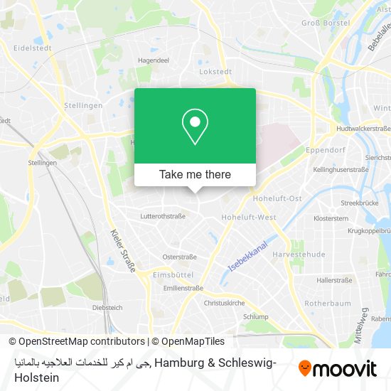 جى ام كير للخدمات العلاجيه بالمانيا map