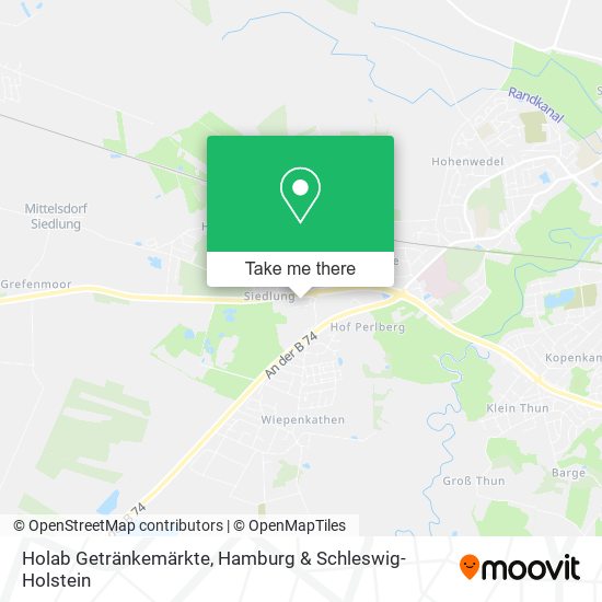 Holab Getränkemärkte map