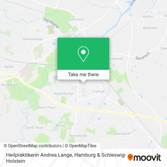 Карта Heilpraktikerin Andrea Lange