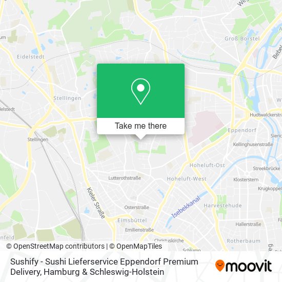 Sushify - Sushi Lieferservice Eppendorf Premium Delivery map