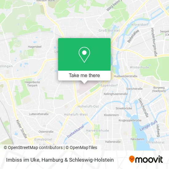 Карта Imbiss im Uke
