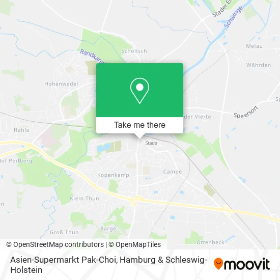 Карта Asien-Supermarkt Pak-Choi