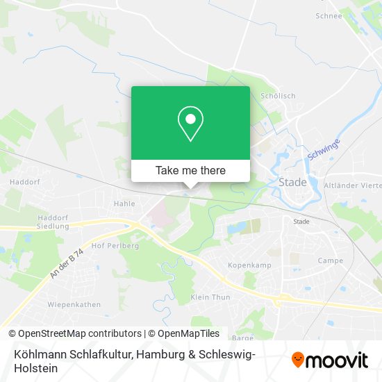 Köhlmann Schlafkultur map