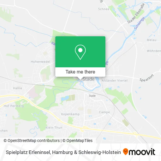 Карта Spielplatz Erleninsel