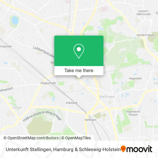 Карта Unterkunft Stellingen