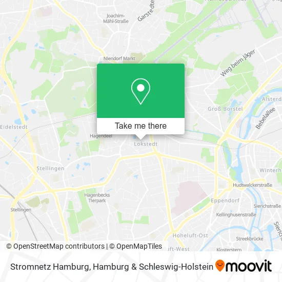 Карта Stromnetz Hamburg