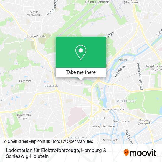 Ladestation für Elektrofahrzeuge map